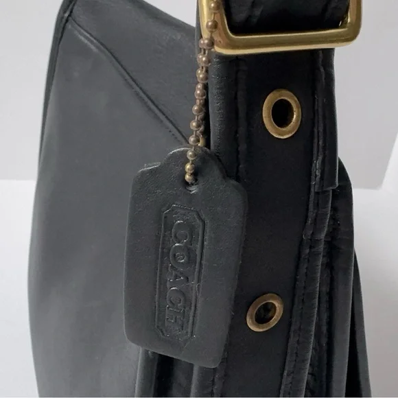 Vintage Coach Stewardess Bag 9525 in Black - Picture 8 of 13